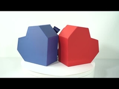 KASTENluxushochzeitsgeschenkboxpapppapierkasten des heißen Verkaufs kundenspezifischer Verpackenmit Band