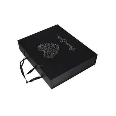 Faltende Geschenk-Verpackenkasten schwarze faltbare Geschenkbox Carboard mit magnetischem Deckel