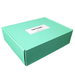 Kundenspezifisches Drucken Logo Blue Corrugated Cardboard Mailers-Kasten-CMYK