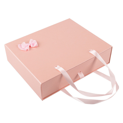 Kundengebundenes Geschenk-Verpackungs-Kasten-Band-tragbares Fach-Kasten-Siebdruck-Drucken