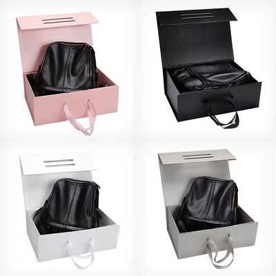Kundenspezifische Perücken-Falten-Geschenkbox-Stellen-Spezialpapier-GroßhandelsGeschenkbox