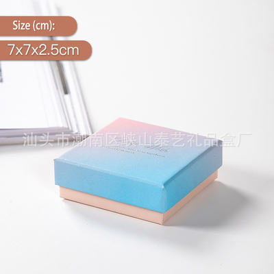 Matt-Lamination Kartonbox Geschenkverpackung Verschiedene Modelle und Größen Kartonschmuckkästen