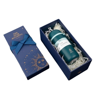 Freundliche personifizierte Pappgeschenkbox Eco für keramischen Kaffeetasse-Satz