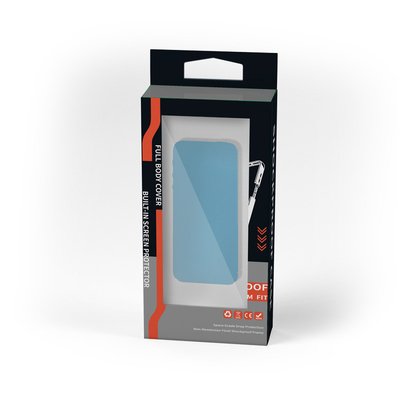 Populärer Telefon-Kasten-faltbarer Verpackenkasten mit Griff-kundenspezifischem Logo