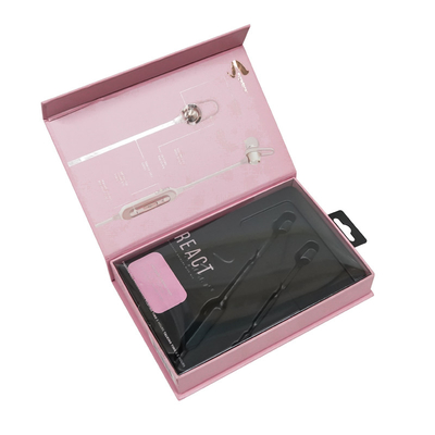 Kundenspezifisches Farbkopfhörer-Geschenk-Verpackenkasten mit Blasen-Anzeigen-Fenster