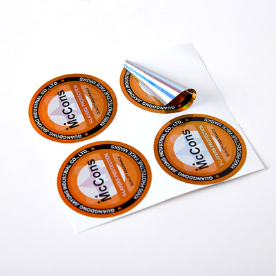 Farboffsetdruck Geschäfts-nach Maß runder Aufkleber Labelsr CMYK 4