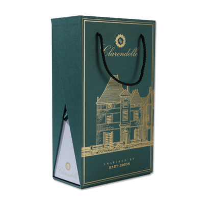 Kundenspezifisches Pappgeschenk-Verpackenkasten für Rotwein und Weißwein