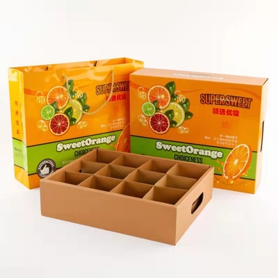 Farbiger Frucht-Pappgeschenk-Verpackenkasten-handgemachter einzigartiger Entwurf