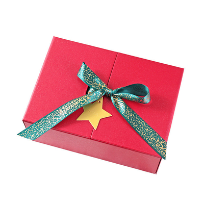Neues Jahr-vorzügliches Pappgeschenk-Verpackenkasten-Süßigkeits-roter leerer Kasten