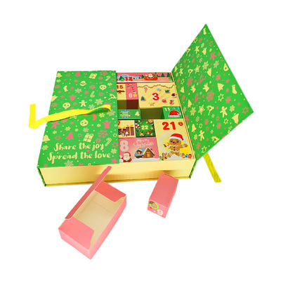 Pantone-Farbweihnachtsgeschenkbox-Countdown-Kalender Advent Blind Box