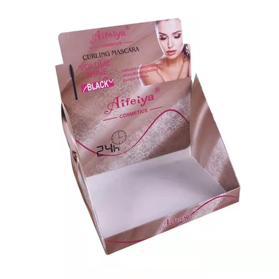Produkte für individuelle Kosmetik PDQ Karton Display Stand Display Regal CMYK Farbe OEM