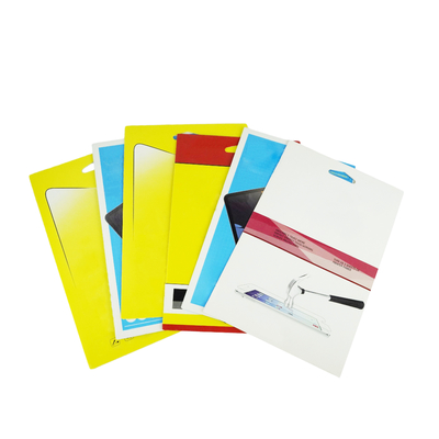 Custom Logo beschichtet Papier Telefon Glasbildschirmschutz Umschlag Verpackungskiste