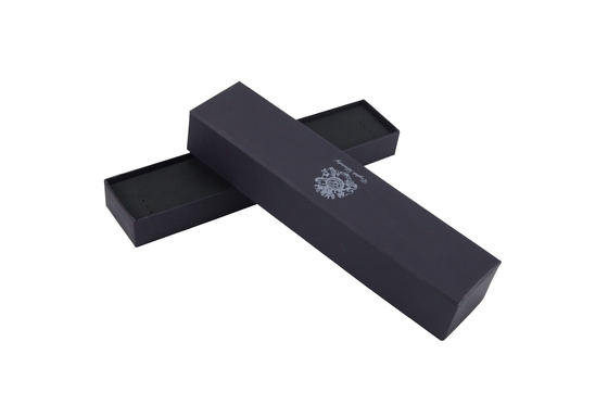 Deckel und Boden Geschenkverpackungskiste Custom Logo Schwarzes starres Papier Karton Schmuck Verpackungskisten