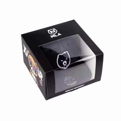 Custom LOGO Klappkartonbox Kinder Kinder Spielzeug Verpackung Geschenkbox Papierkisten mit PVC-Fenster