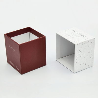 Custom Printing Design Hautpflege Kosmetik Kerzenkrug Verpackungskiste Duftkerzenpackung Papierbox