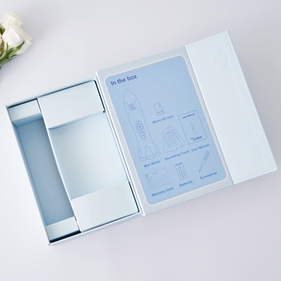 Custom Logo Karton Papier Geschenkbox Kosmetikprodukt Walter Verpackungskiste mit Magnetdeckel