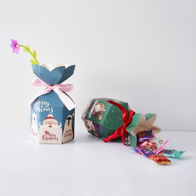 Großhandel Klappkartoffel Weihnachtsgeschenk Papierbox Verpackung mit Band