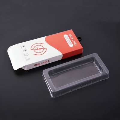 Customized Electronics Products Box USB Datenkabel Verpackungskisten mit Blister