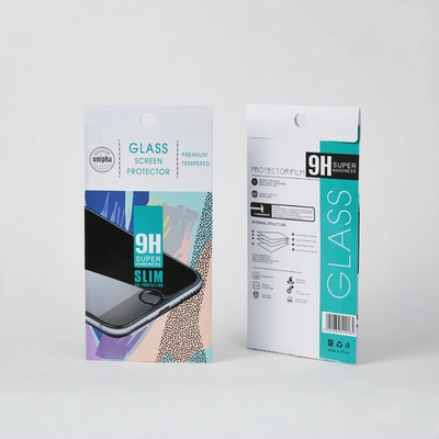 Spezielle Drucktelefon gehärtetes Glas Bildschirmschutz Umschläge Verpackungskiste