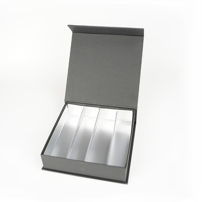 OEM-Luxus-Magnetbuch-Form-Box Karton-Papierverpackung Geschenk-Box mit Trennern