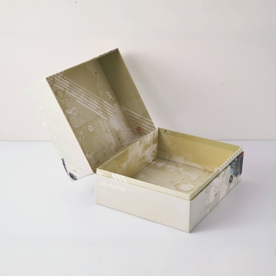 Umweltschonende, tragbare, starre Papierspeicherung Geschenkbox Verpackung mit leichtem Design
