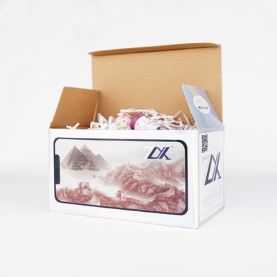 Nachgefertigte Walzkartonkarte Weihnachtsgeschenkbox Verpackung für kleine Unternehmen