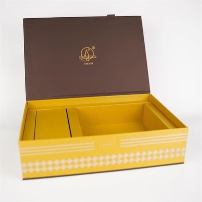 Luxuriöse Karton-Geschenkverpackung für Teebüchse Teelagerung Verpackungskiste mit Innenbecher