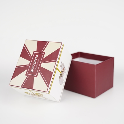 Gewässert leere Uhr Kerze Geschenkverpackungskiste Umweltschonende Schmuckpapierkiste