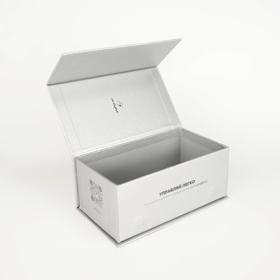 Custom Logo Silber Magnetkarton Verpackungskiste Elektronik Geschenkbox Für Iphone 16