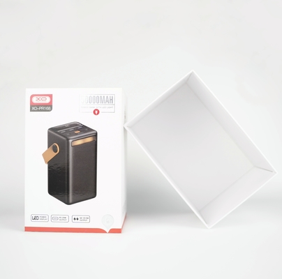 Gewässertes starres Kartondeckel und Basis Geschenkfach für drahtlose Strombank Produktverpackung