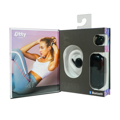 Kundenspezifische Handy-Ohrhörer-Box-Packung Bluetooth-Kopfhörer-Packungskiste mit Blister-Einsatz
