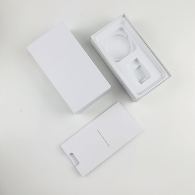 Customized Logo Deckel und Basis White Box Verpackung für iPhone-Serie Smartphones