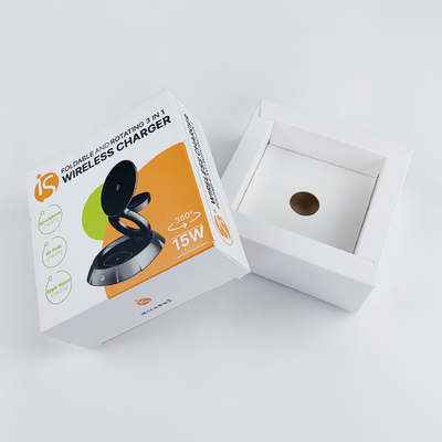 Kundenspezifisches Logo Klapptelefon-Stand Papierbox Faulwinkel-Stand Verpackungskiste mit Papierfach für Videoaufnahme Verpackung