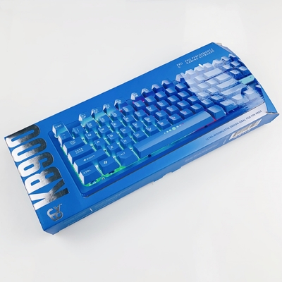 Custom Markenbox UV Sliver Warmstempelfolie Computermaus und Tastatur Verpackungskiste