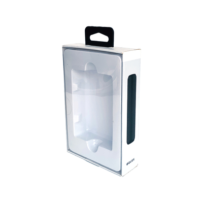 Benutzerdefiniertes Logo, abnehmbare PVC-Klarsichtfenster, Powerbank, Karton-Geschenkbox für elektronische Verpackungen, Papierboxen
