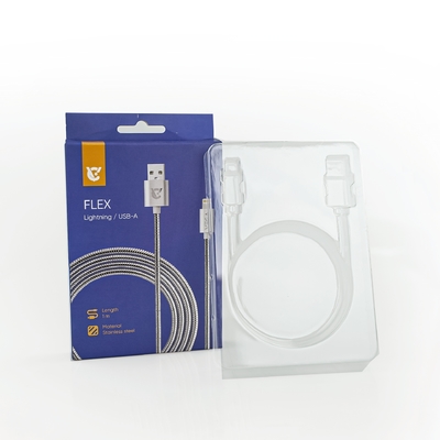 Individuelle faltbare Aufbewahrungsbox für Mobiltelefone, USB-Datenkabel, Verpackungsbox für Autoladekabel
