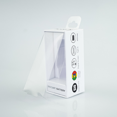 Neues Design Elektroauto-Telefon-Ladegerät Box USB Auto-Ladeverpackungen mit transparentem PVC-Folienfenster