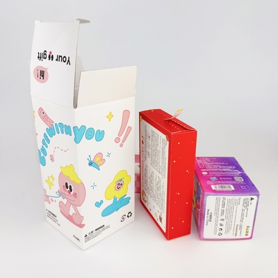 Custom Mystery Blind Box Verpackung Luxus Spielzeug Puppenkarton Trendy Boxen mit Tränenstreifen