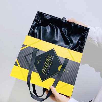 Individuelle Logo-Verpackung für Haarverlängerungen und Perücken, Luxus-Schubladen-Geschenkbox