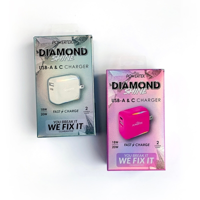 Fabrik Laser Silber Faltbox für Ladekopf USB-Ladekabel Verpackung mit Haken für Einzelhandelsgeschäft